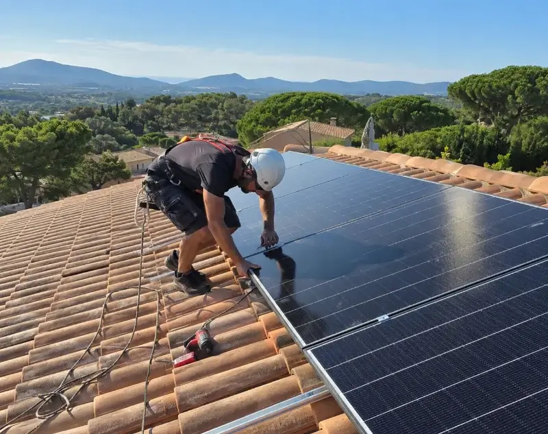 Installateur panneaux solaires Pers — pose photovoltaïque sur toiture